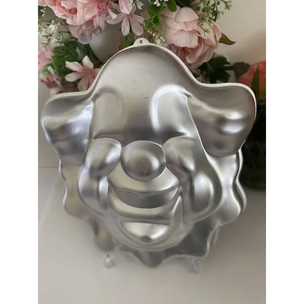 Wilton‎ 1974 Clown Face Cake Pan #502-275 Cake Mold Form Vintage 12